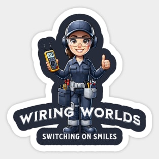 Wiring World Switching On Smiles Sticker